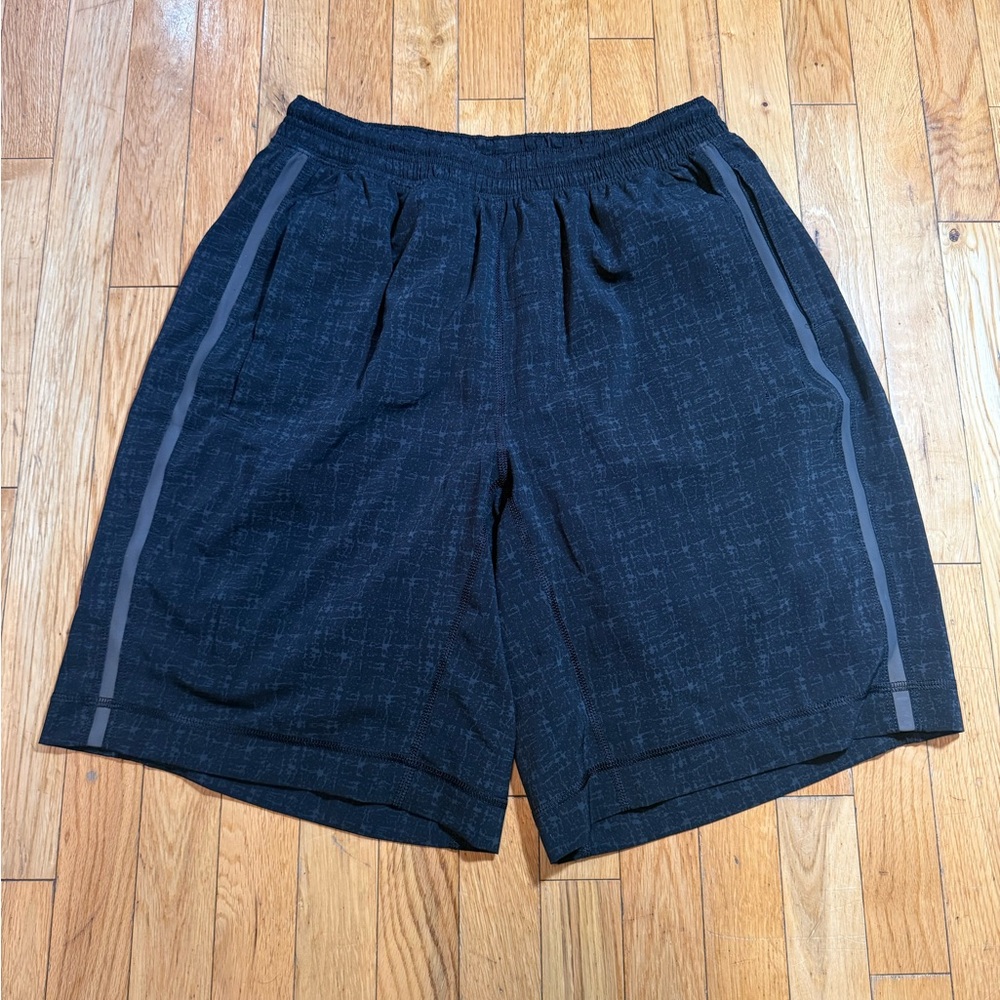 lululemon athletica Dark Gray and black Athletic Shorts #591